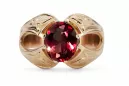 Ruby Original Vintage 14K Rose Gold Ring Vintage vrc135r